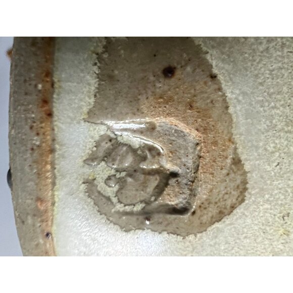 Vtg Studio Art Pottery Lidded 1Qt Casserole w/ Handles Crock Earthy Hygge - Picture 9 of 16